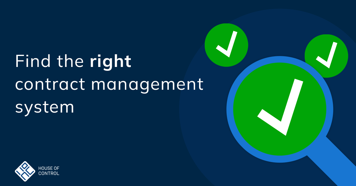 Find the right contract management system